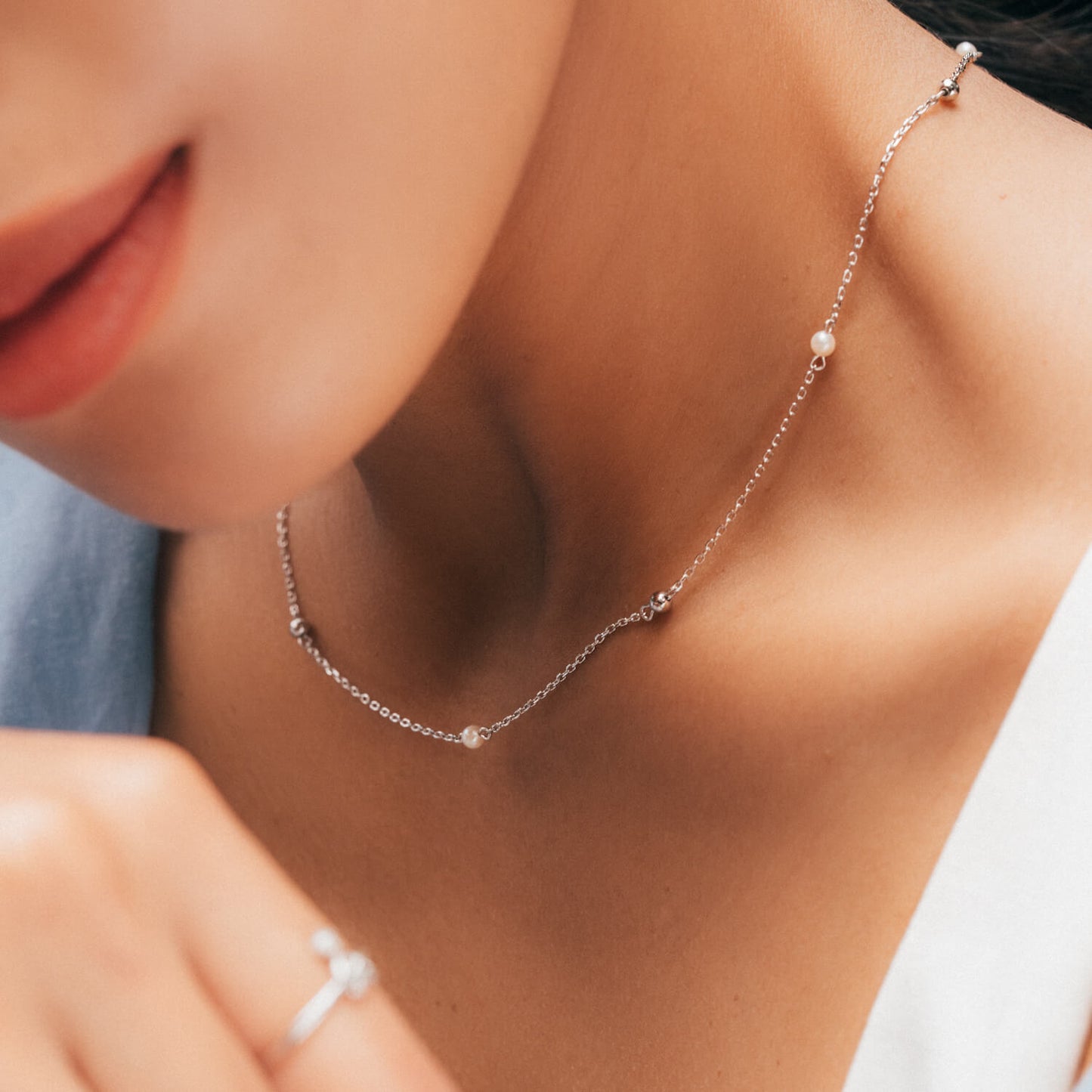 Silver Marina Necklace